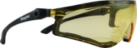 SGA SAFETY GLASSES SLINGSHOT WITH AMBER ANTIFOG LENS 